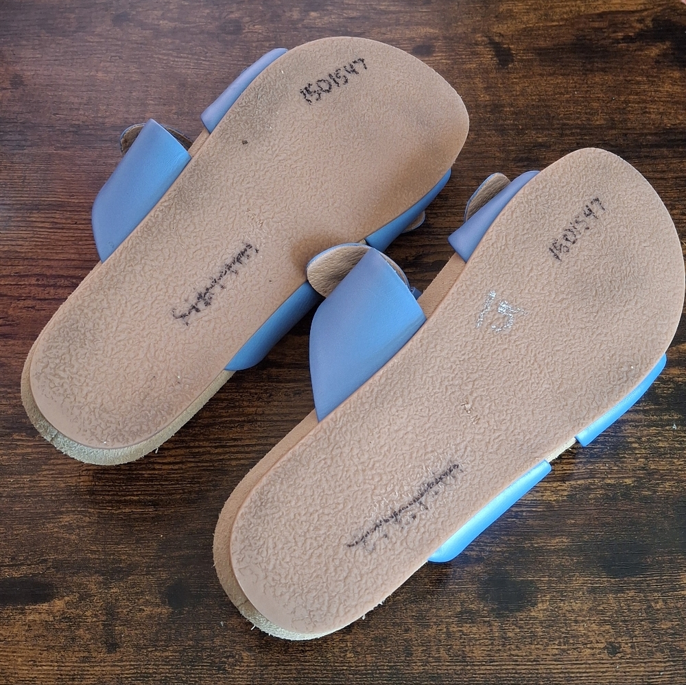 Jack Rogers Annie Summer Sandals Double Knot Bow 7.5 Beach Blue - Picture 5 of 5